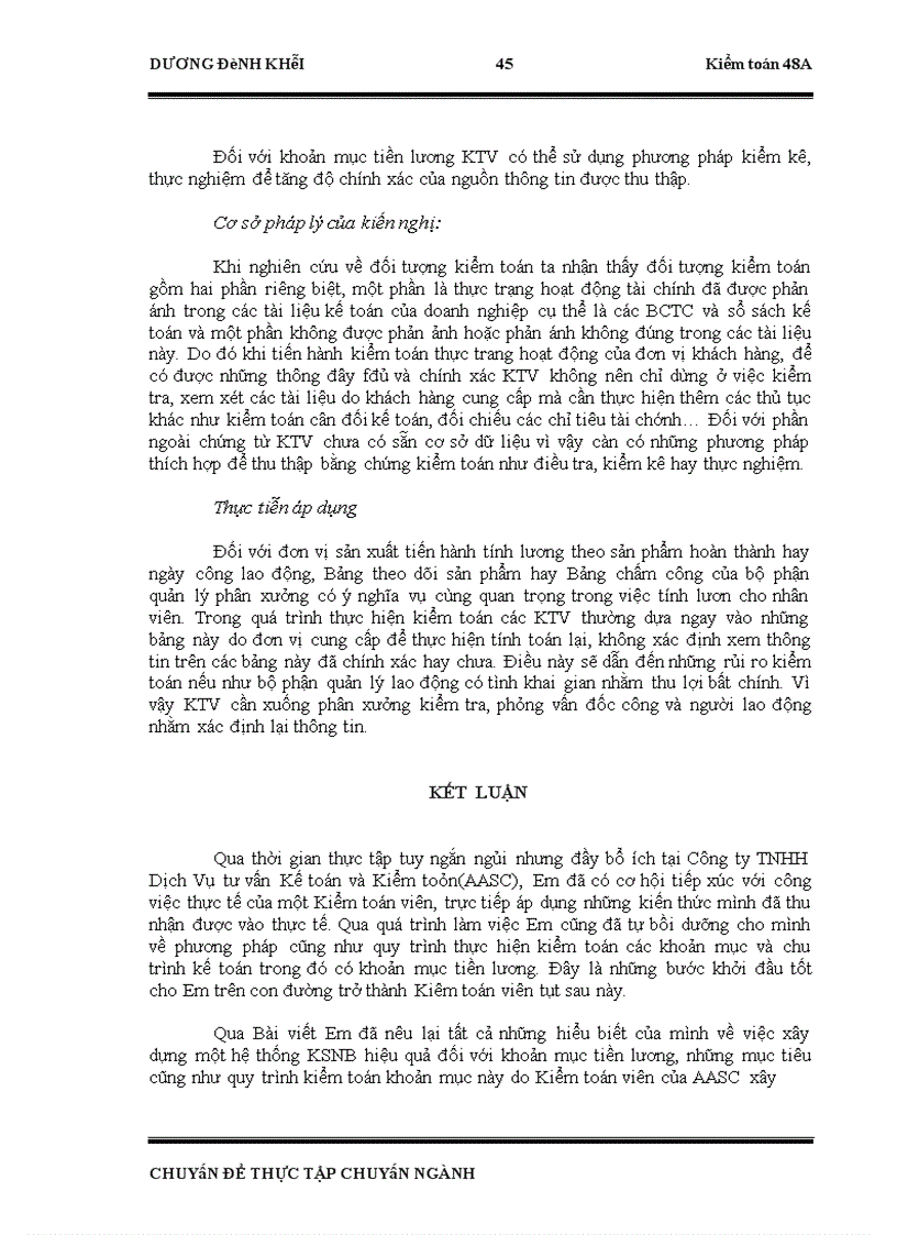 image for page Hoàn thiện kiểm toán khoản mục tiền lương trong kiểm toán BCTC doanh nghiệp sản xuất do Công ty TNHH Dịch vụ Tư Vấn Tài chính Kế toán và Kiểm toán AASC thực hiện 1