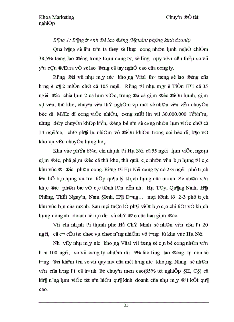 image for page Chính sách xúc tiến hỗn hợp cho sản phẩm nước khoáng Vital của công ty SXKDXNK Bình Minh tại các tỉnh phía bắc 1