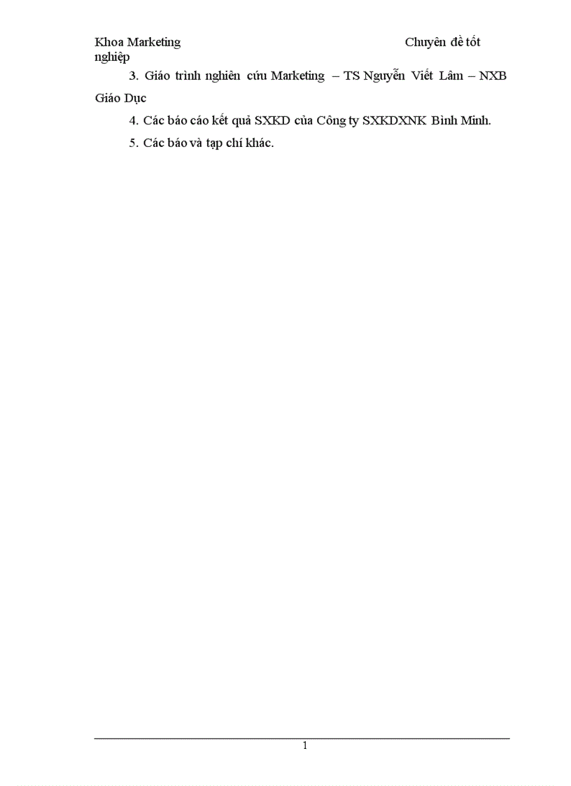 image for page Chính sách xúc tiến hỗn hợp cho sản phẩm nước khoáng Vital của công ty SXKDXNK Bình Minh tại các tỉnh phía bắc 1