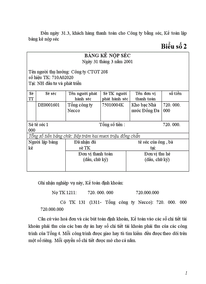 image for page Thực trạng công tác hạch toán các nghiệp vụ thanh toán chủ yếu tại Công ty CTGT