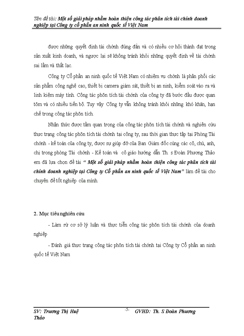 image for page Một số giải pháp nhằm hoàn thiện công tác phân tích tài chính doanh nghiệp tại Công ty Cổ phần an ninh quốc tế Việt Nam 1