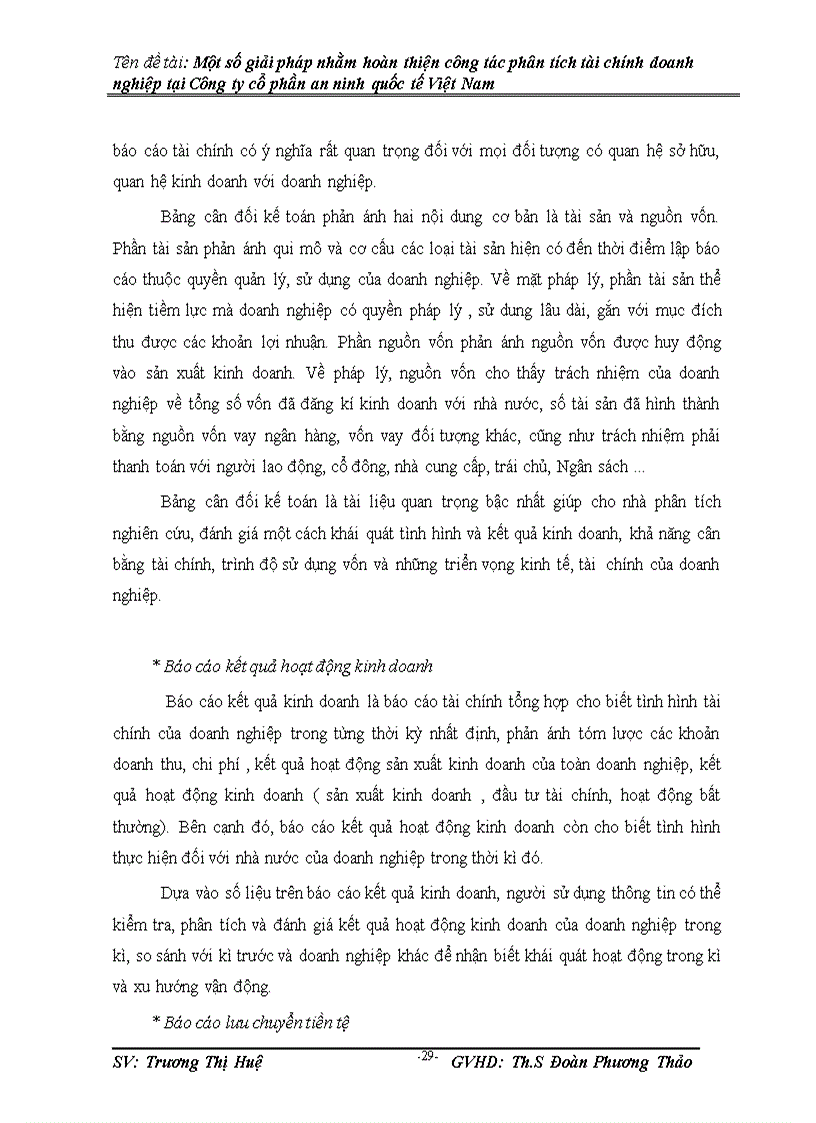 image for page Một số giải pháp nhằm hoàn thiện công tác phân tích tài chính doanh nghiệp tại Công ty Cổ phần an ninh quốc tế Việt Nam 1