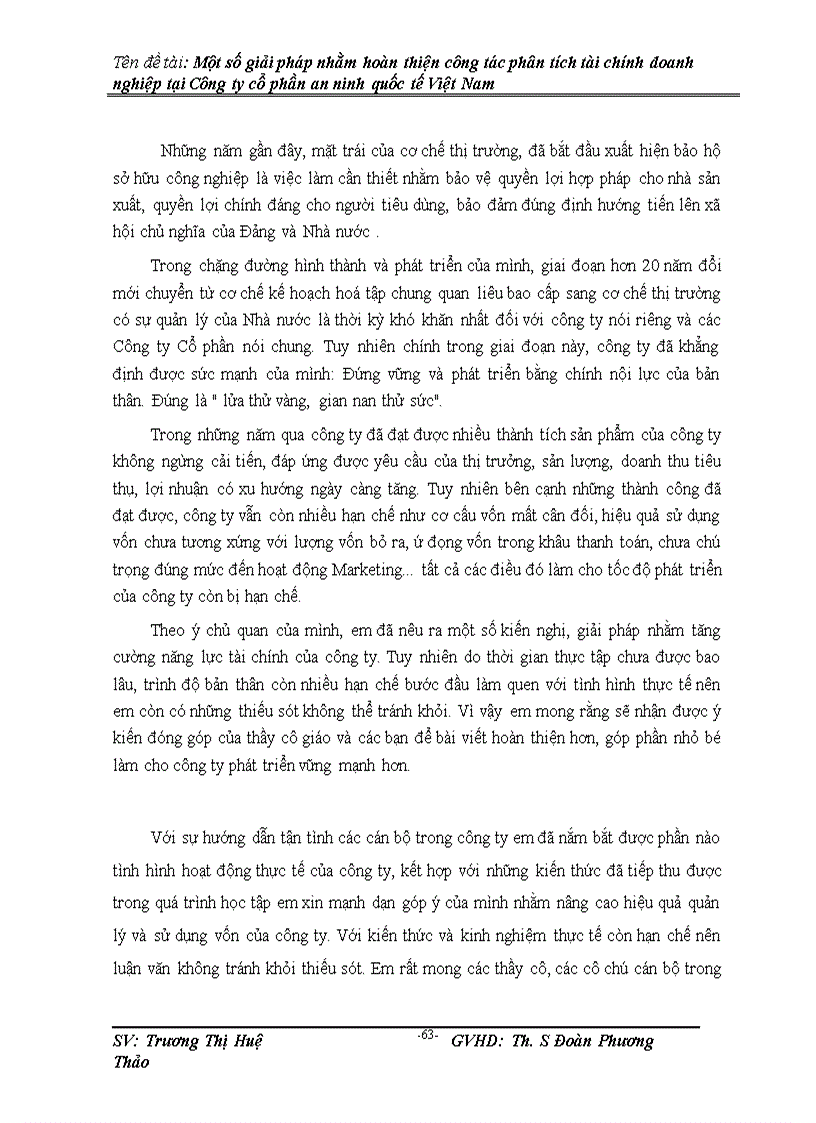 image for page Một số giải pháp nhằm hoàn thiện công tác phân tích tài chính doanh nghiệp tại Công ty Cổ phần an ninh quốc tế Việt Nam 1