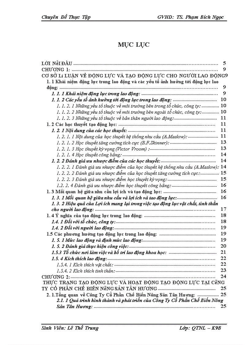 image for page Hoàn thiện công tác Tạo Động Lực trong lao động tại Công Ty Cổ Phần Chế Biến Nông Sản Thực Phẩm Tân Hương 1
