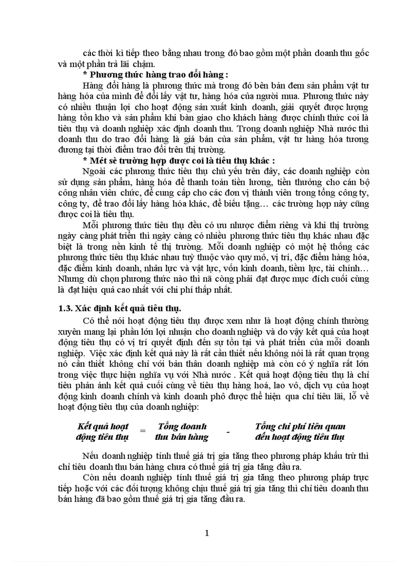 image for page Hoàn thiện hạch toán tiêu thụ và xác định kết quả tiêu thụ tại Công ty điện tử viễn thông quân đôị 1