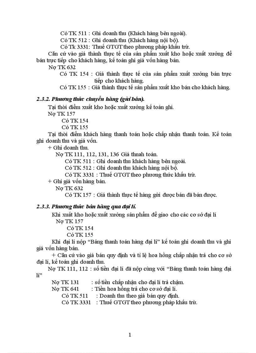 image for page Hoàn thiện hạch toán tiêu thụ và xác định kết quả tiêu thụ tại Công ty điện tử viễn thông quân đôị 1