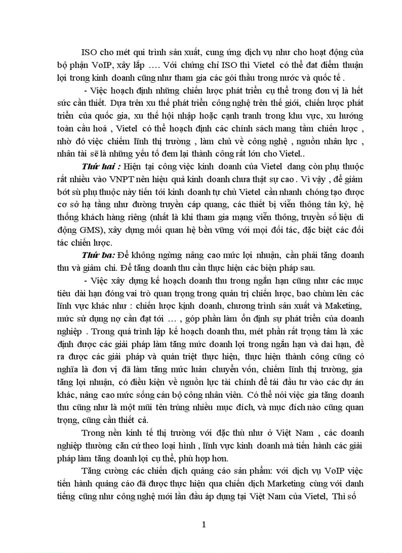 image for page Hoàn thiện hạch toán tiêu thụ và xác định kết quả tiêu thụ tại Công ty điện tử viễn thông quân đôị 1