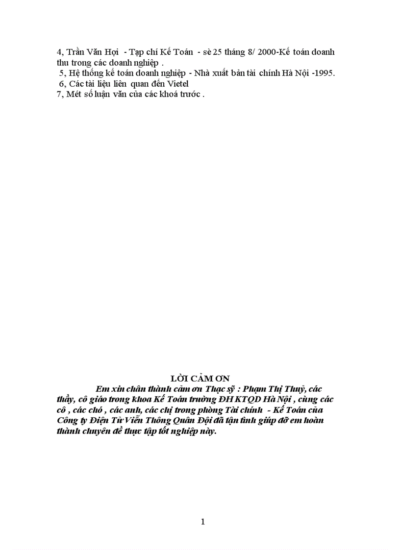 image for page Hoàn thiện hạch toán tiêu thụ và xác định kết quả tiêu thụ tại Công ty điện tử viễn thông quân đôị 1