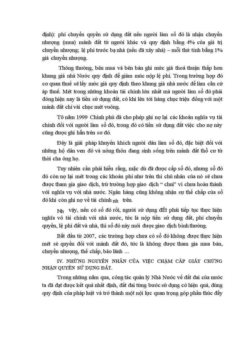 image for page Cơ sở khoa khọc của việc cấp giấychứng nhận quyền sử dụng đất cho hộ gia đình cá nhân đang sử dụng đất 1