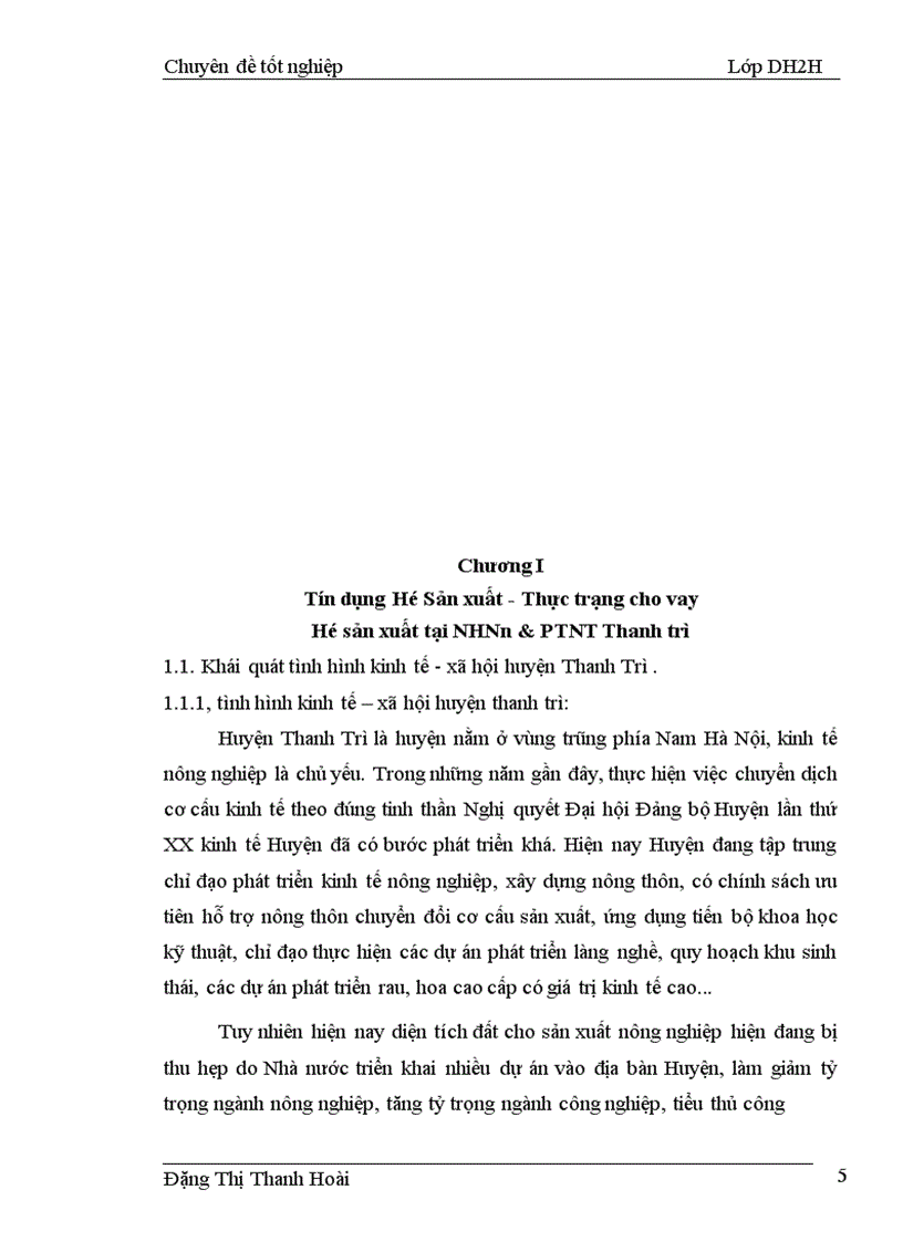 image for page Một số giải pháp nhằm nâng cao hiệu quả cho vay hộ sản xuất tại Ngân hàng nông nghiệp và Phát triển nông thôn huyện Thanh Trì 1