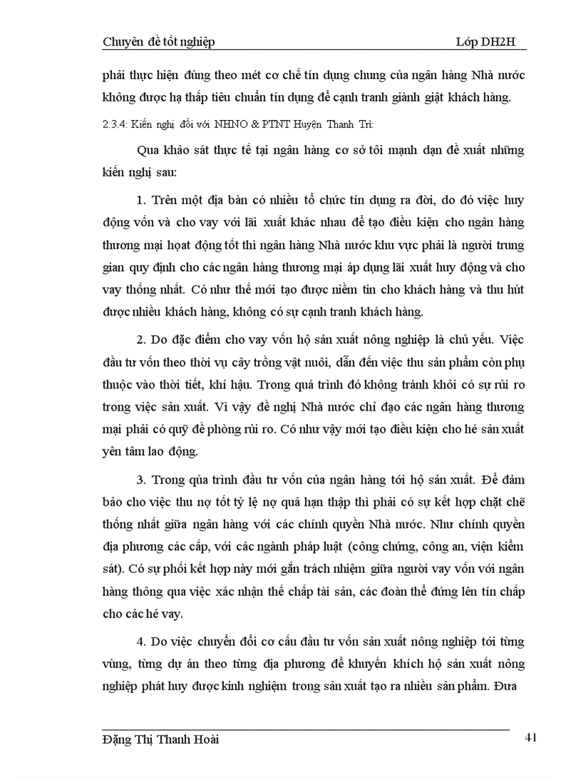 image for page Một số giải pháp nhằm nâng cao hiệu quả cho vay hộ sản xuất tại Ngân hàng nông nghiệp và Phát triển nông thôn huyện Thanh Trì 1