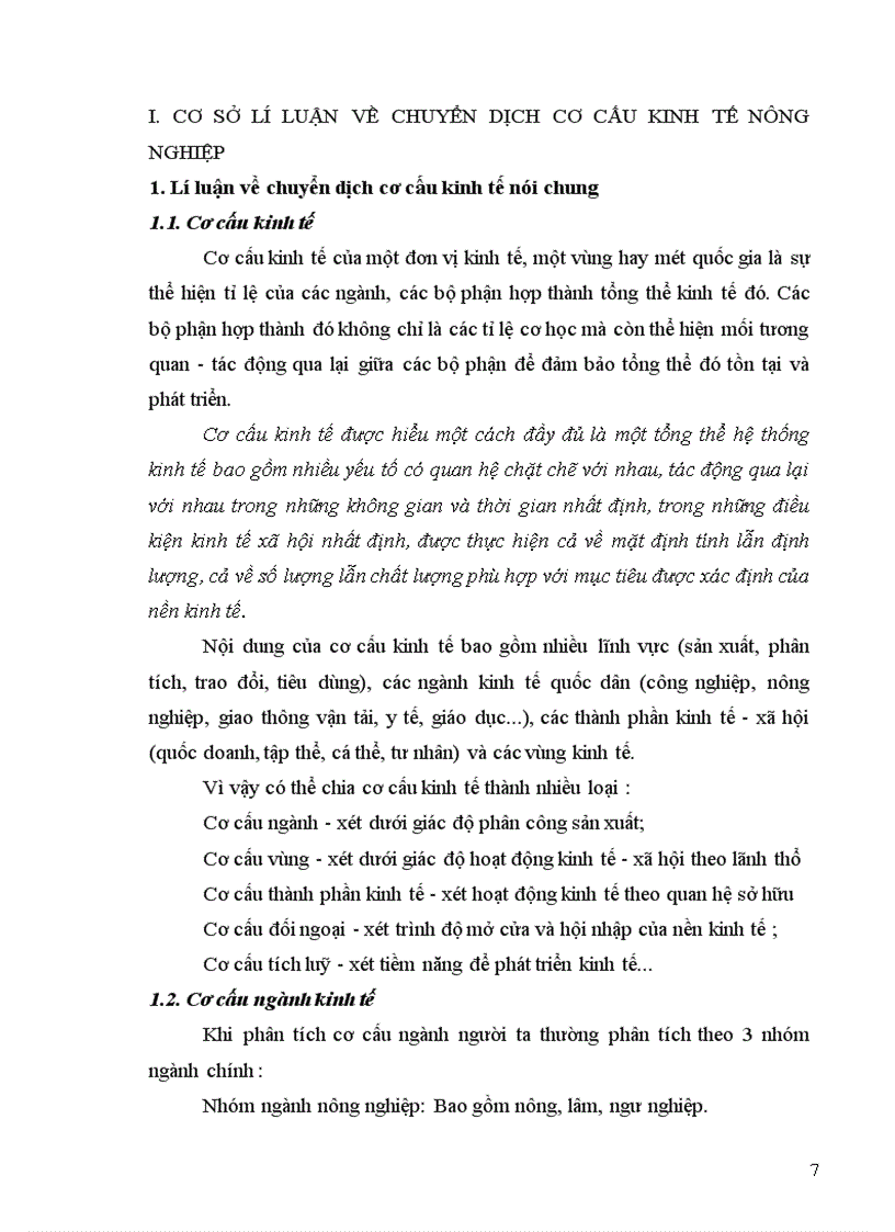 image for page Chuyển dịch cơ cấu kinh tế nông nghiệp Hà Tây thực trạng và giải pháp