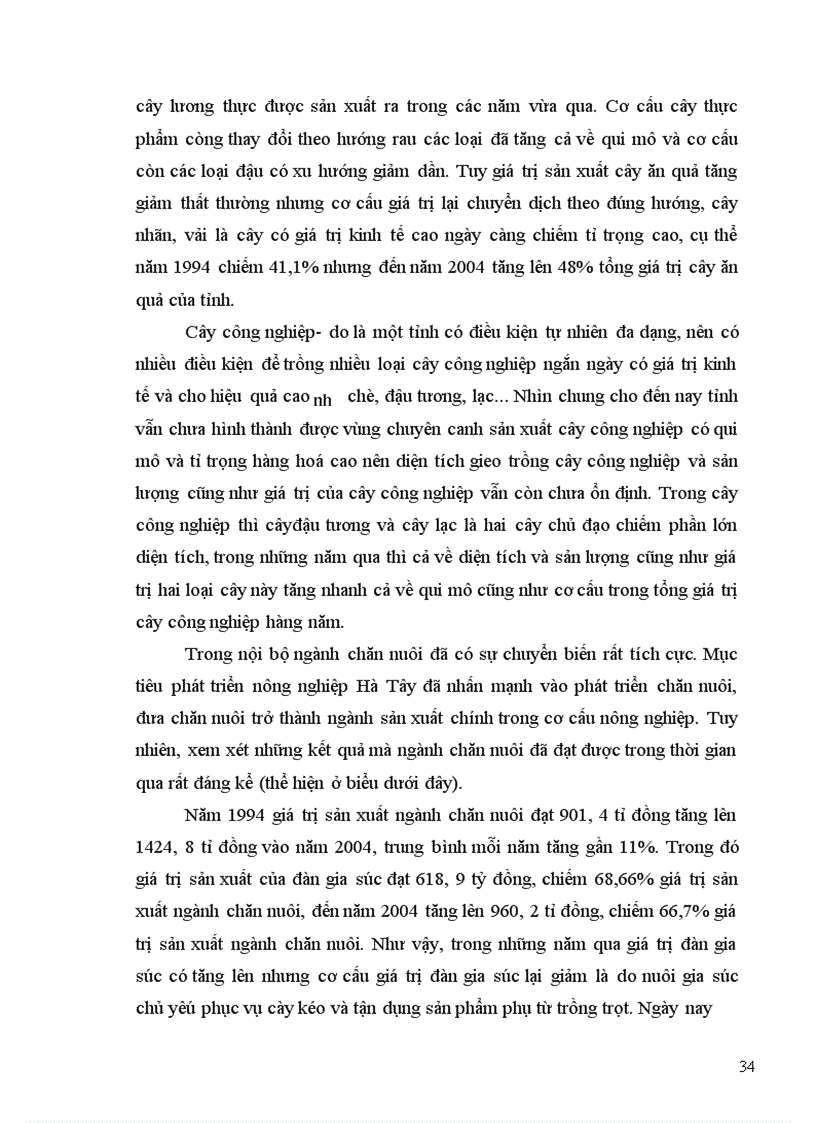 image for page Chuyển dịch cơ cấu kinh tế nông nghiệp Hà Tây thực trạng và giải pháp