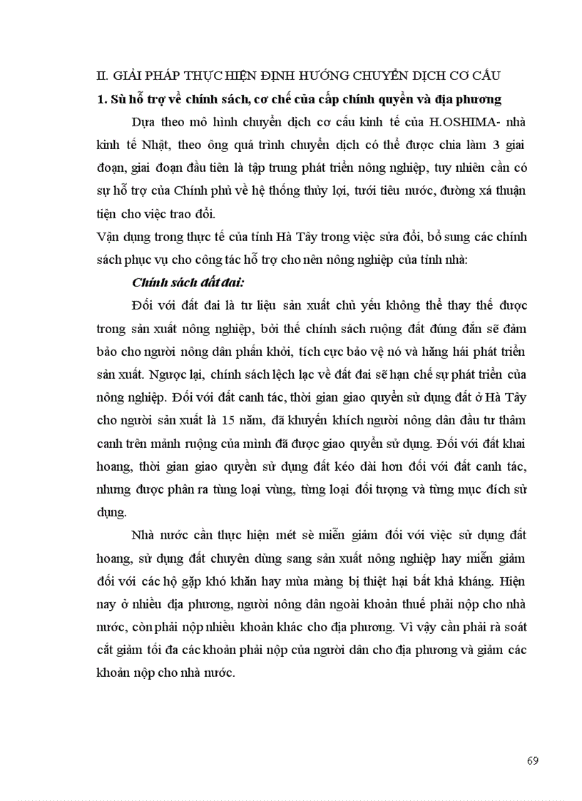 image for page Chuyển dịch cơ cấu kinh tế nông nghiệp Hà Tây thực trạng và giải pháp