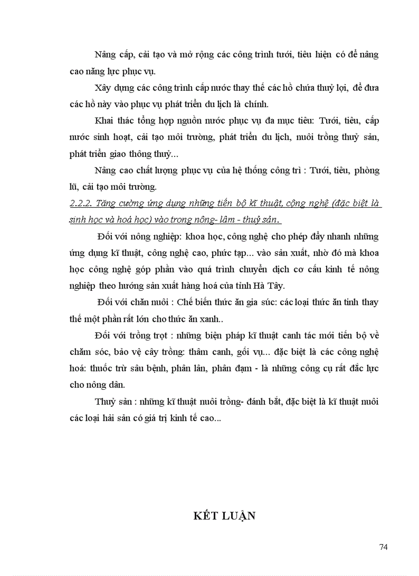 image for page Chuyển dịch cơ cấu kinh tế nông nghiệp Hà Tây thực trạng và giải pháp