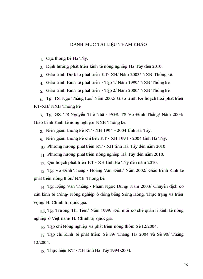 image for page Chuyển dịch cơ cấu kinh tế nông nghiệp Hà Tây thực trạng và giải pháp