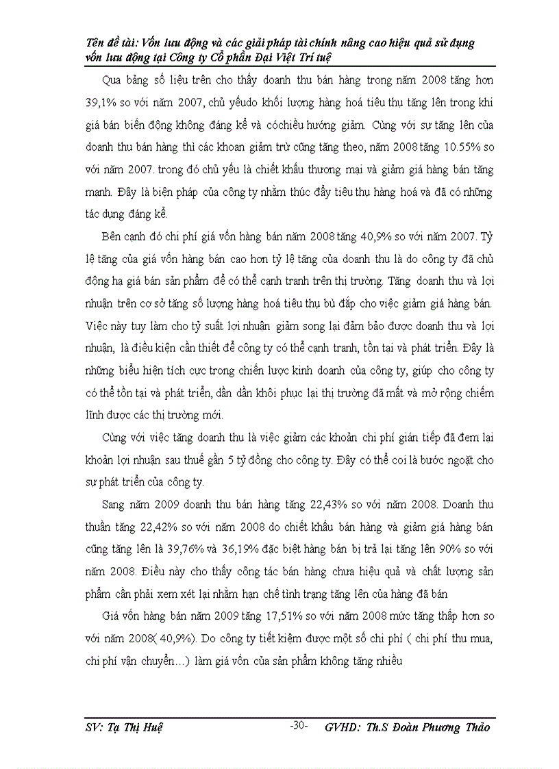 image for page Vốn lưu động và các giải pháp Tài chính nâng cao hiệu quả sử dụng vốn lưu động tại Công ty Cố phần Đại Việt Trí Tuệ 1