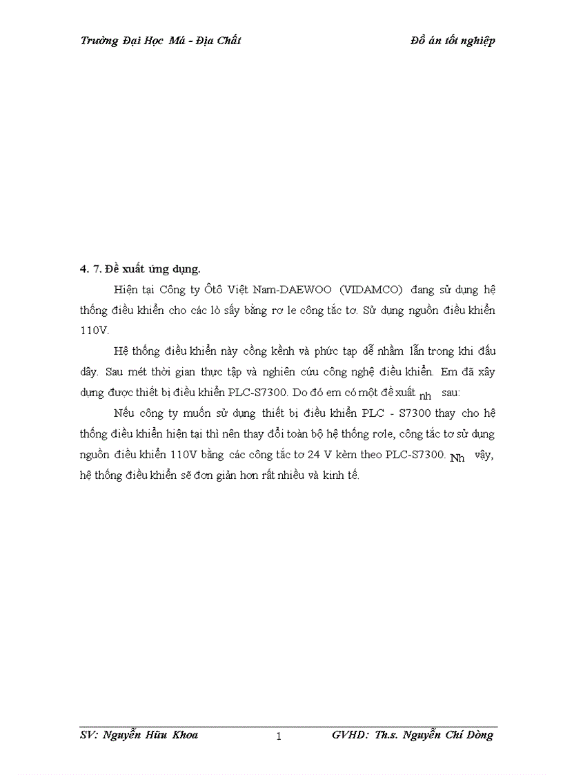 image for page Xây dựng hệ thống điều khiển tự động cho các lò sấy trong công nghệ sơn xe ô tô con của công ty VIDAMCO 1