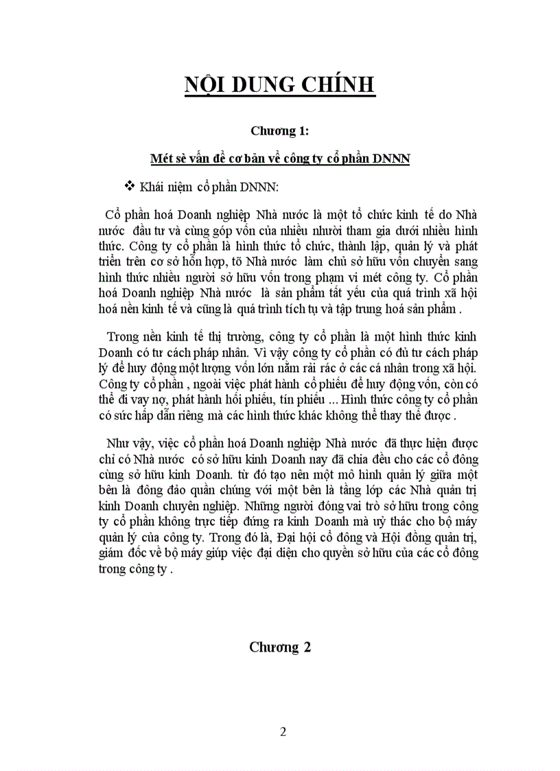 Phân tích quá trình cổ phần hoá DNNN ở VN 1