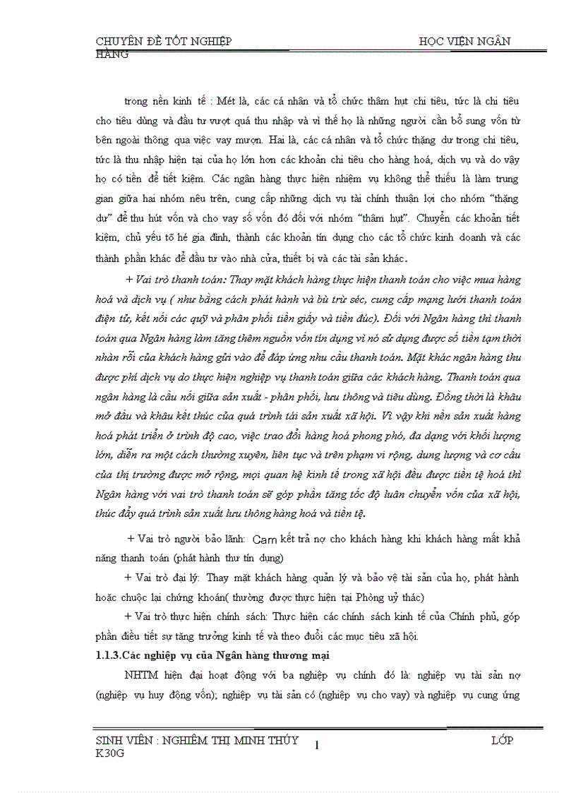 image for page Một số giải pháp nhằm nâng cao hiệu quả công tác huy động vốn tại Ngân hàng Nông nghiệp và phát triển nông thôn tỉnh Hà Tây 1