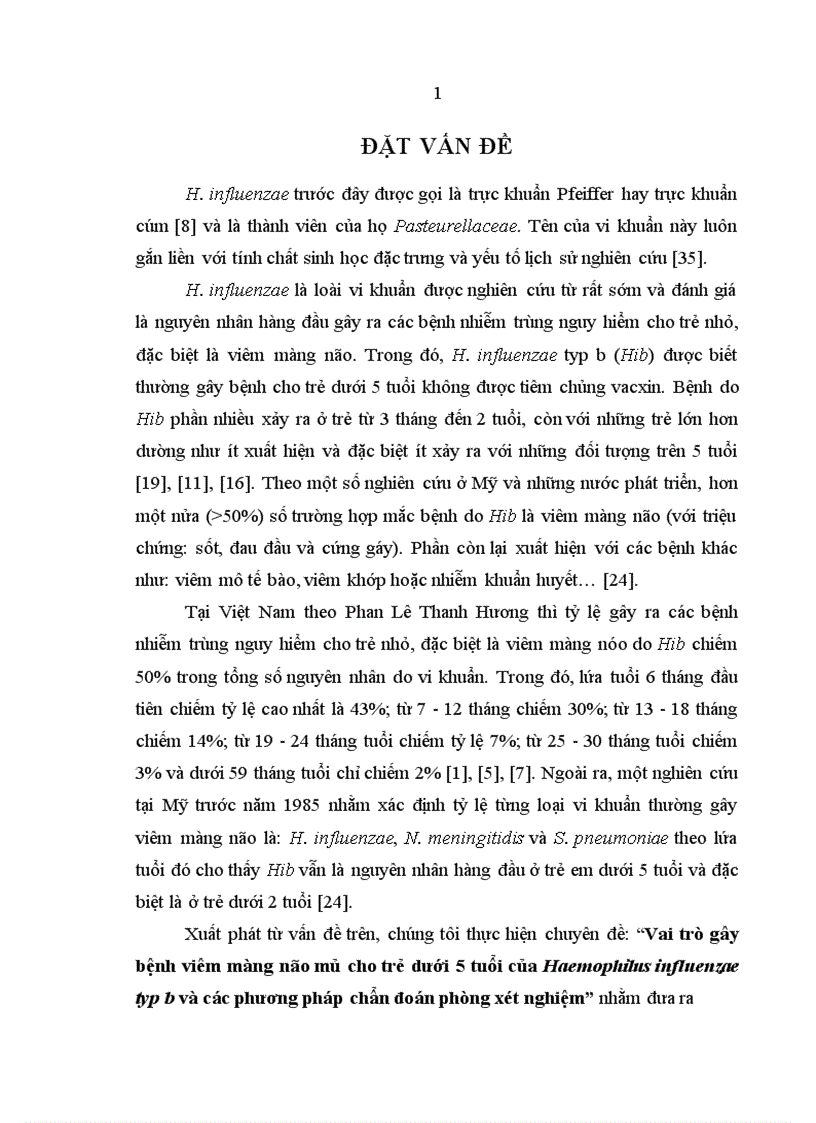 image for page Vai trò gây bệnh viêm màng não mủ cho trẻ dưới 5 tuổi của Haemophilus influenzae typ b và các phương pháp chẩn đoán phòng xét nghiệm