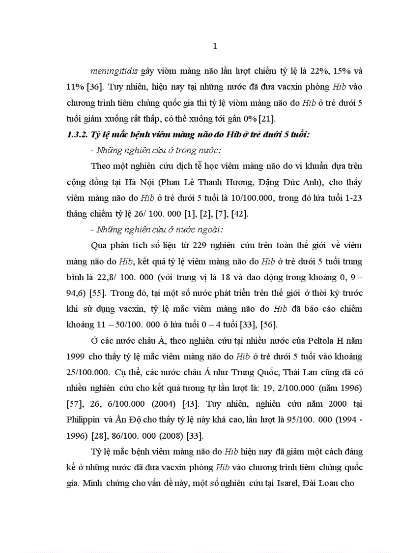 image for page Vai trò gây bệnh viêm màng não mủ cho trẻ dưới 5 tuổi của Haemophilus influenzae typ b và các phương pháp chẩn đoán phòng xét nghiệm