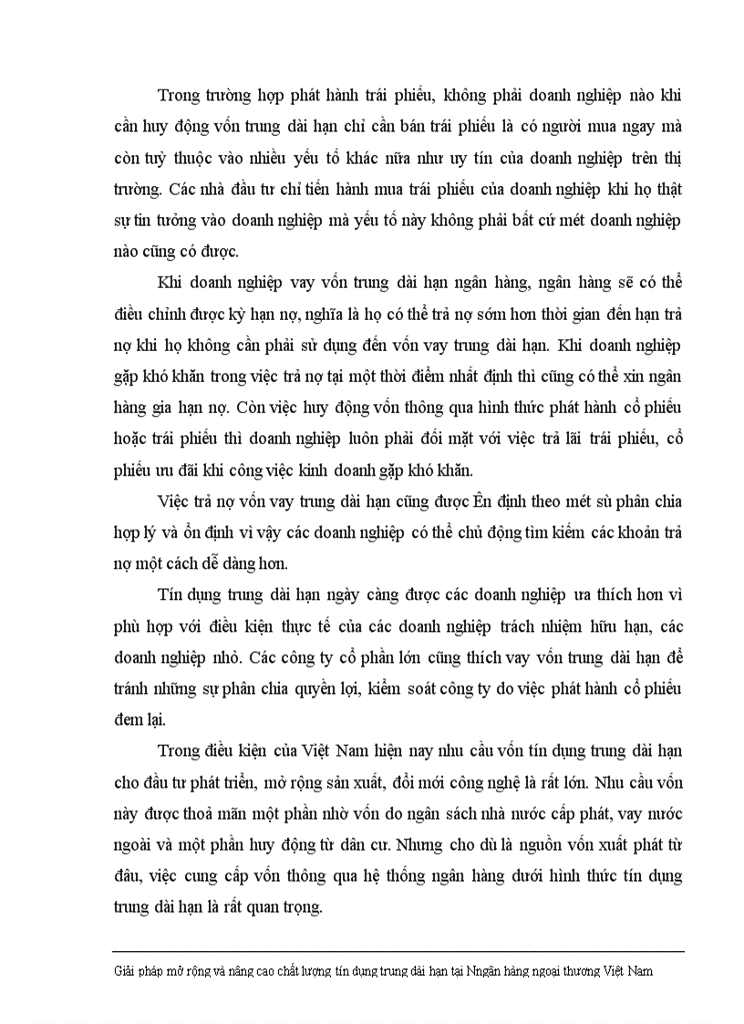 image for page Giải pháp nhằm nâng cao chất lượng tín dụng trung dài hạn tại Ngân hàng Ngoại thương Việt Nam 1