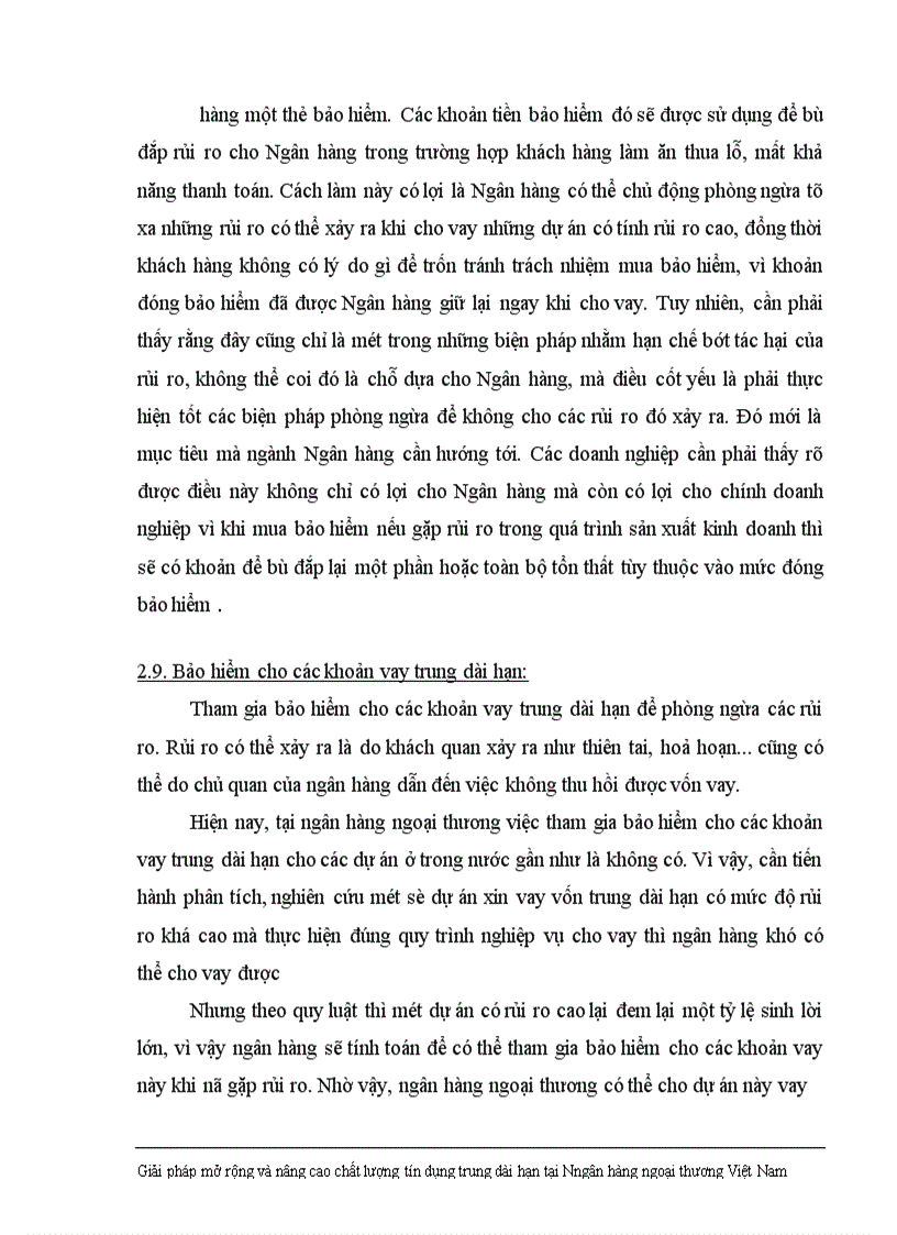 image for page Giải pháp nhằm nâng cao chất lượng tín dụng trung dài hạn tại Ngân hàng Ngoại thương Việt Nam 1