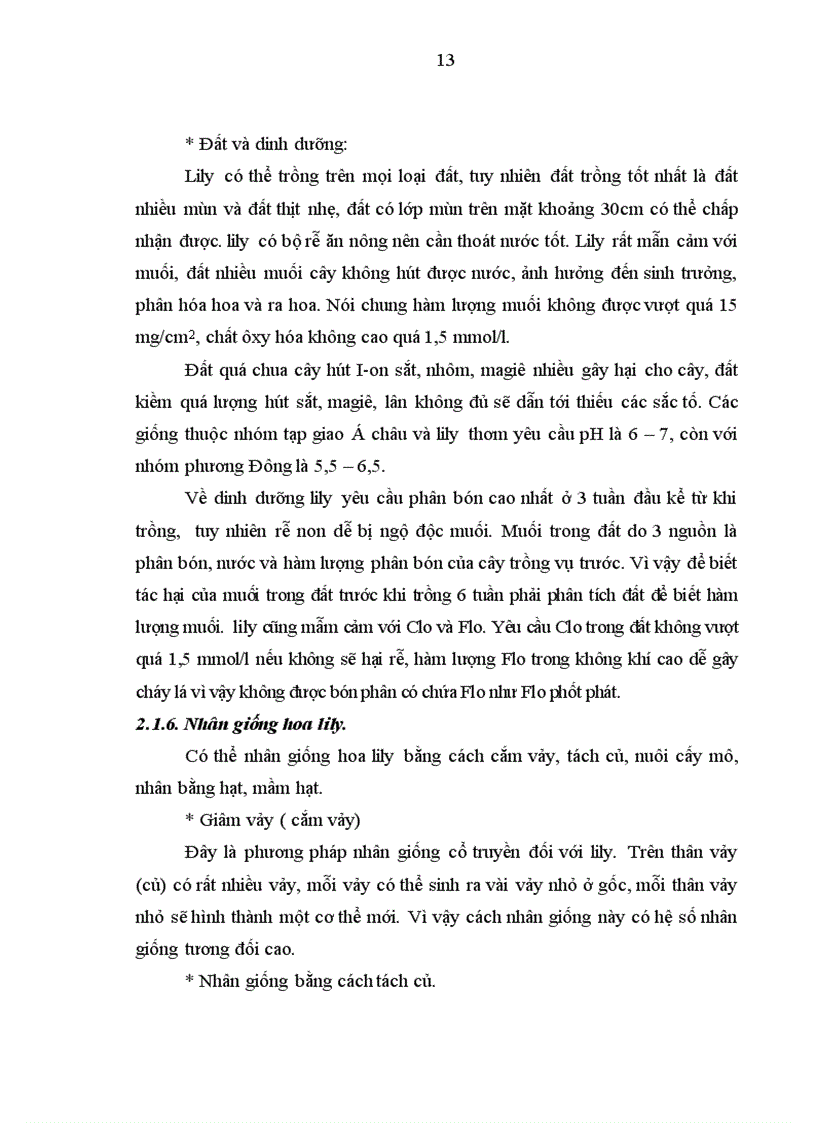 image for page Nghiên cứu ảnh hưởng của độ cao mầm củ đến năng suất chất lượng hoa lily Sorbonne trồng chậu vụ Đông Xuân 2010 2011 tại Thái Nguyên 1