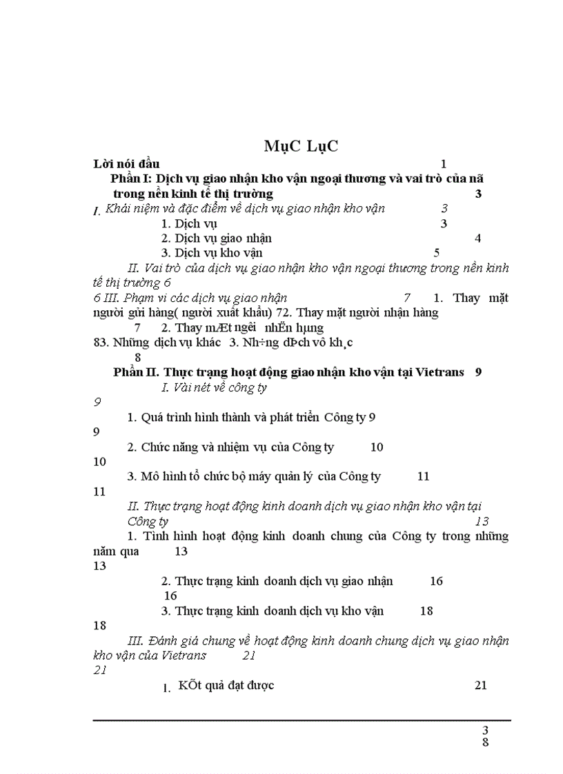 image for page Thực trạng của dịch vụ giao nhận kho vận và một số biện pháp phát triển ở Công ty Vietrans Hà Nội
