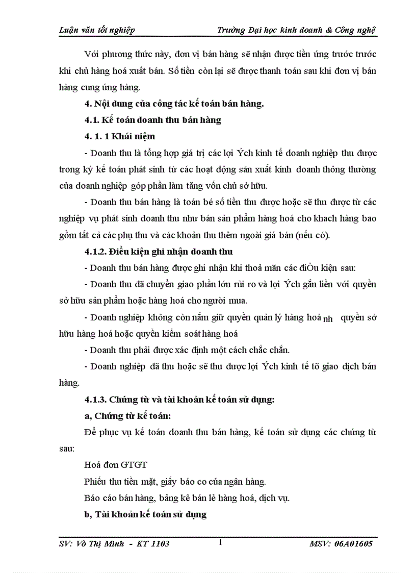 image for page Kế toán bán hàng và xác định kết quả bán hàng tại Công ty TNHH sản xuất và thương mại Hải Long 1