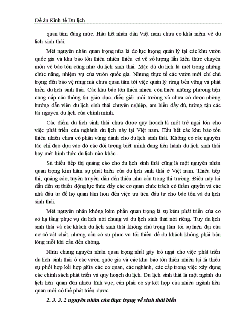 image for page Du lịch sinh thái và thực tế phát triển ở Việt Nam 1