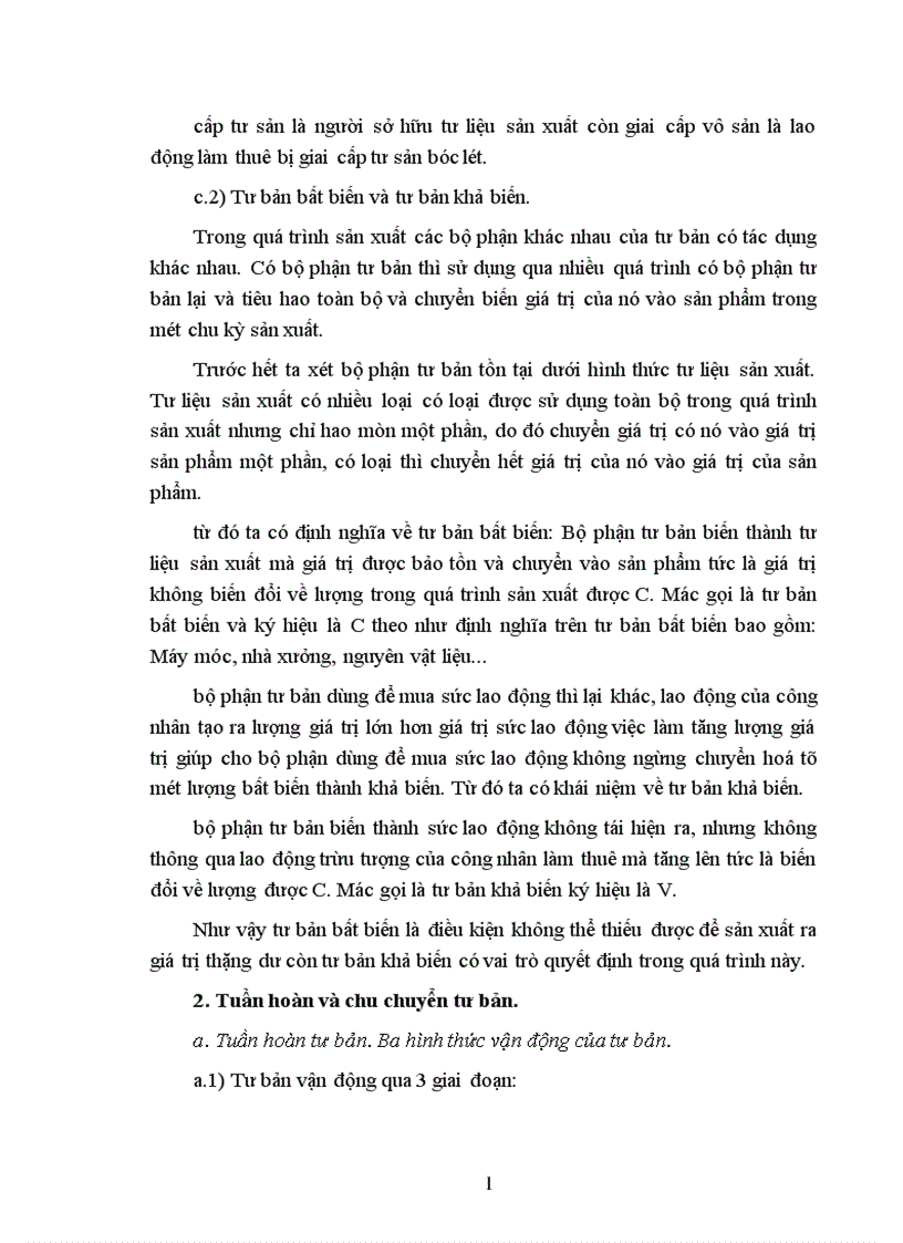 image for page Học thuyết của Máct tuần hoàn và chu chuyển tư bản và sự vận dụng nó vào nền kinh tế nước ta 1