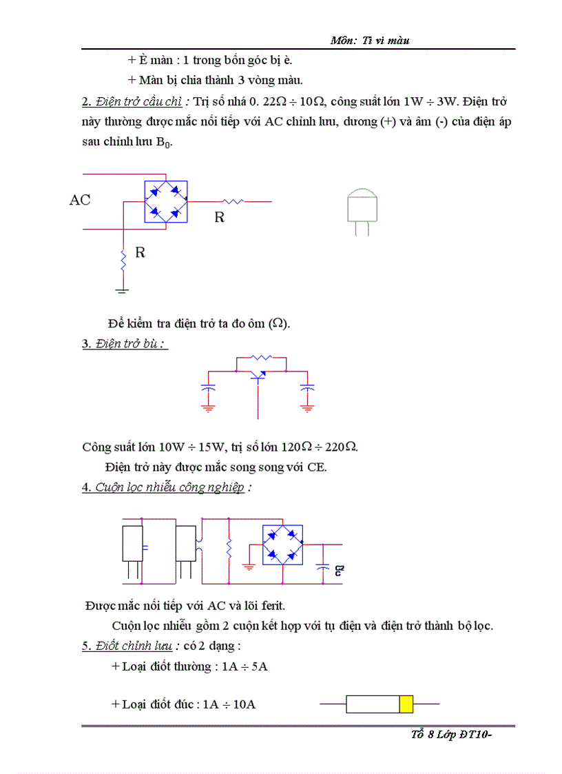 image for page Chức năng và số liệu đo được tại các vị trí trong các khối của sơ đồ máy DAEWOO CHASSISC