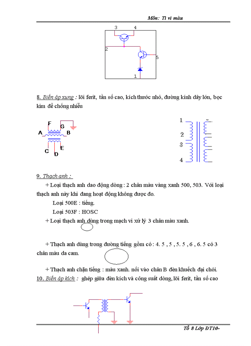 image for page Chức năng và số liệu đo được tại các vị trí trong các khối của sơ đồ máy DAEWOO CHASSISC