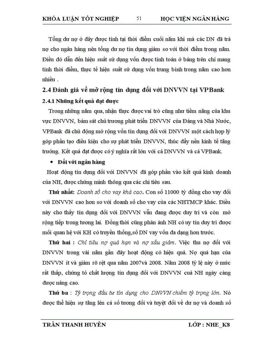 image for page Giải pháp mở rộng tín dụng ngân hàng đối với Doanh nghiệp vừa và nhỏ tại Ngân hàng Thương mại Cổ phần các Doanh nghiệp ngoài Quốc doanh Việt Nam VP Bank