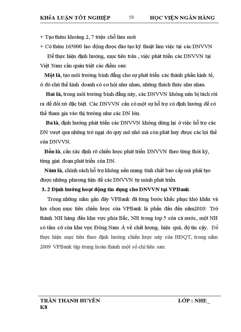 image for page Giải pháp mở rộng tín dụng ngân hàng đối với Doanh nghiệp vừa và nhỏ tại Ngân hàng Thương mại Cổ phần các Doanh nghiệp ngoài Quốc doanh Việt Nam VP Bank