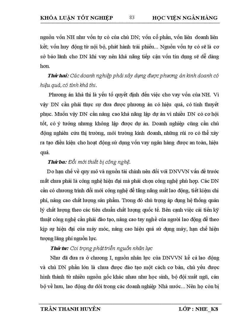 image for page Giải pháp mở rộng tín dụng ngân hàng đối với Doanh nghiệp vừa và nhỏ tại Ngân hàng Thương mại Cổ phần các Doanh nghiệp ngoài Quốc doanh Việt Nam VP Bank