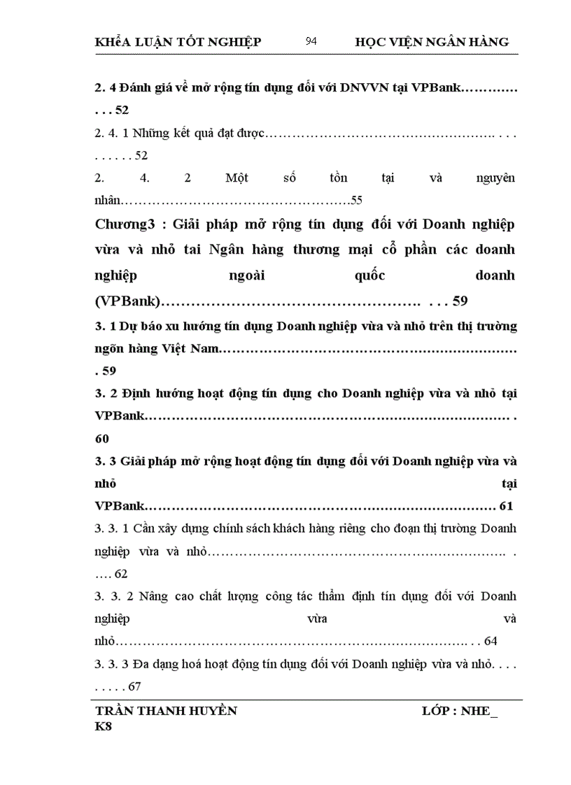 image for page Giải pháp mở rộng tín dụng ngân hàng đối với Doanh nghiệp vừa và nhỏ tại Ngân hàng Thương mại Cổ phần các Doanh nghiệp ngoài Quốc doanh Việt Nam VP Bank
