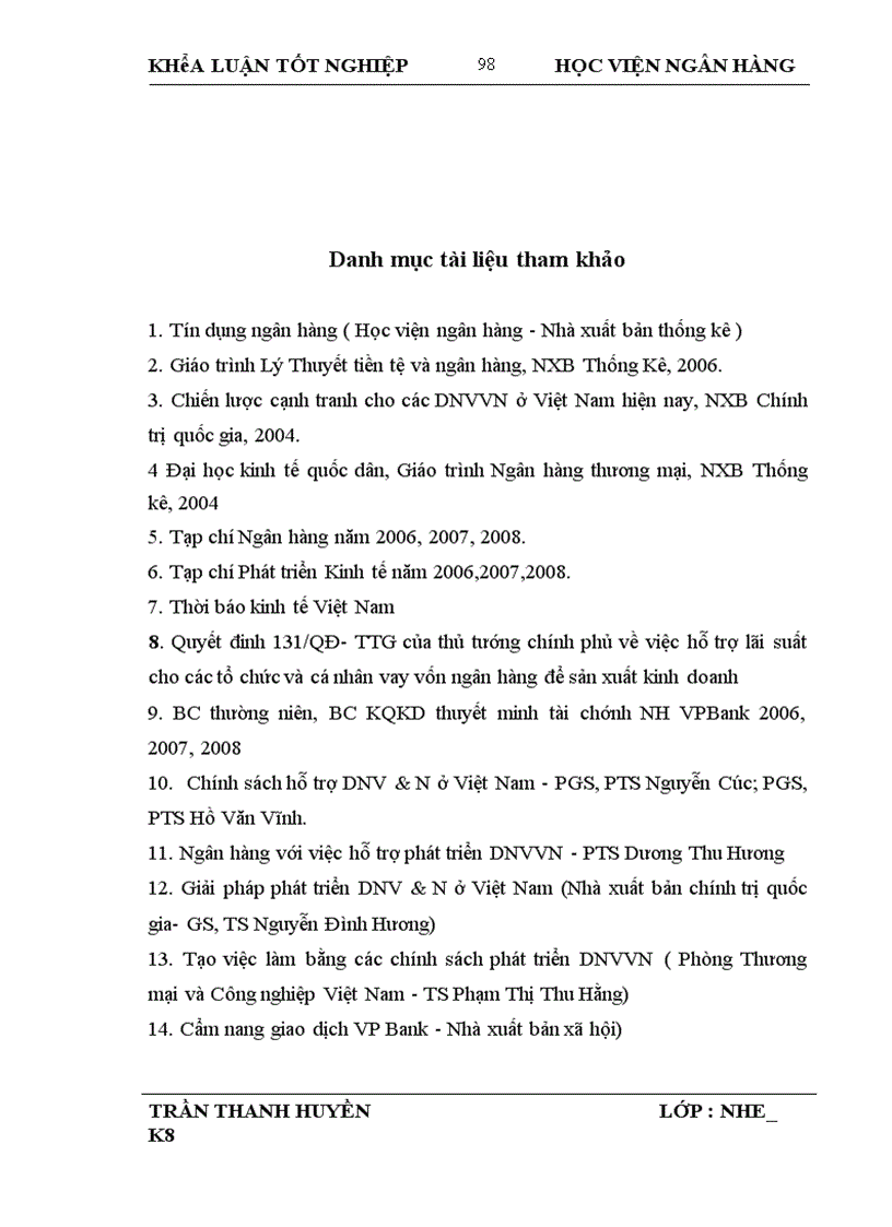 image for page Giải pháp mở rộng tín dụng ngân hàng đối với Doanh nghiệp vừa và nhỏ tại Ngân hàng Thương mại Cổ phần các Doanh nghiệp ngoài Quốc doanh Việt Nam VP Bank