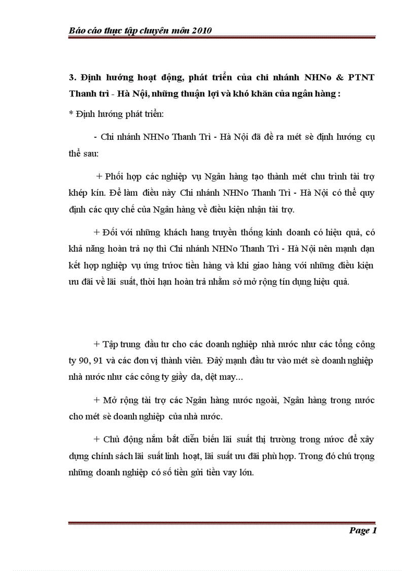 image for page Báo cáo thực tập tổng hợp tại chi nhánh NHNo PTNT Thanh Trì Hà Nội