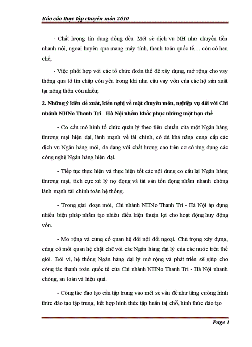 image for page Báo cáo thực tập tổng hợp tại chi nhánh NHNo PTNT Thanh Trì Hà Nội