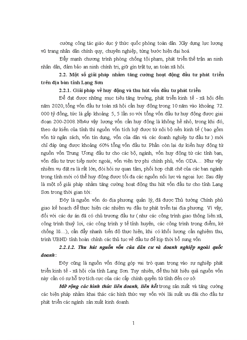 image for page Đầu tư phát triển kinh tế tỉnh Lạng Sơn giai đoạn 2004 2008 Thực trạng và giải pháp 1