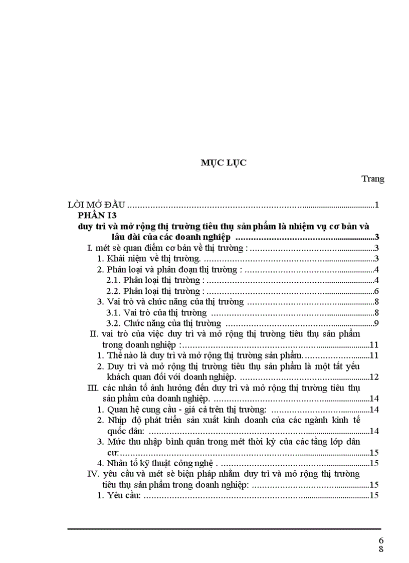 image for page Một số biện pháp nhằm duy trì và mở rộng thị trường tiêu thụ sản phẩm tại Công ty cổ phần Dệt 10 10 1
