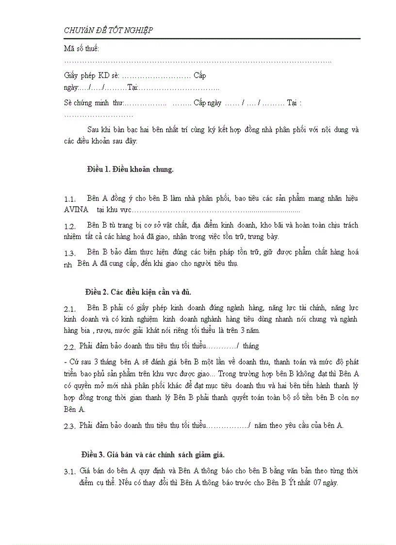 image for page Hoàn thiện hệ thống kênh phân phối rượu AVINAVODKA tại khu vực thị trường Hà Nội 1