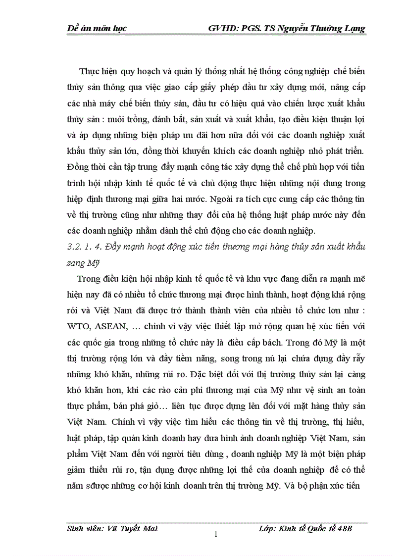 image for page Thực trạng xuất khẩu thủy sản của Việt Nam sang thị trường Mỹ