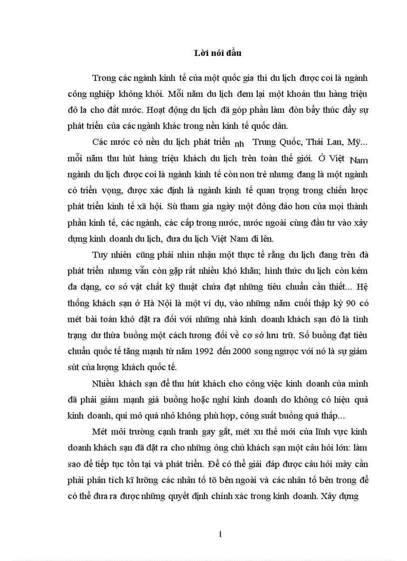 image for page Phương pháp chỉ số thống kê và vận dụng phân tích biến động tổng doanh thu của khách sạn Sông Nhuệ thời kỳ 1996 2000 1