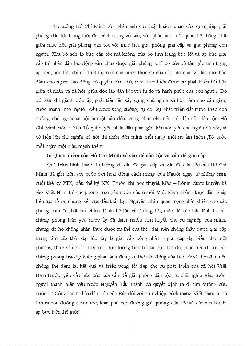image for page Tiểu luận Tư tưởng Hồ Chí Minh 1