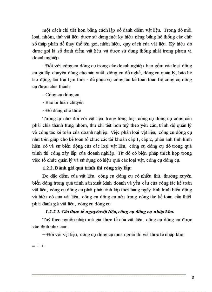 image for page Hoàn thiện kế toán nguyên vật liệu công cụ dụng cụ tại Công ty cổ phần xây dựng số 4 Thăng Long 1
