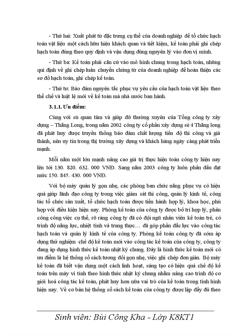 image for page Hoàn thiện kế toán nguyên vật liệu công cụ dụng cụ tại Công ty cổ phần xây dựng số 4 Thăng Long 1